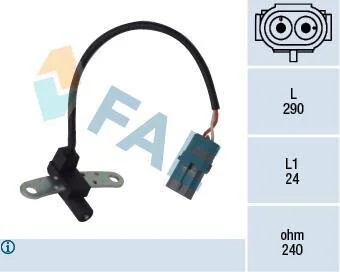 Датчик положения коленчатого вала (вир-во) FAE 79021