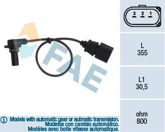 Датчик скорости (вир-во) FAE 79062