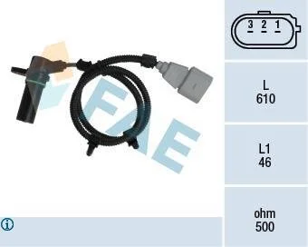 Датчик скорости (вир-во) FAE 79115