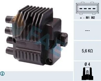 Катушка зажигания (вир-во) FAE 80210