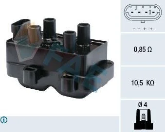 Катушка зажигания (вир-во) FAE 80222