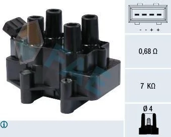 Катушка зажигания (вир-во) FAE 80223