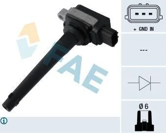 Катушка зажигания (вир-во) FAE 80288