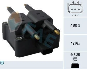 Катушка зажигания (вир-во) FAE 80295