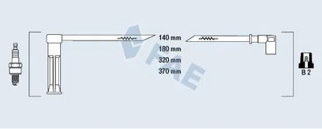Провода зажигания (вир-во) FAE 85115