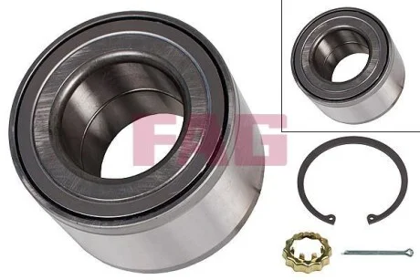 Комплект подшипника ступицы колеса. Задняя ось, двухсторонняя сторона FAG 713 6188 80