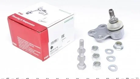 Кулькова опора з обох сторін передній міст знизу FAG 825 0117 10