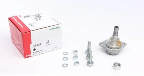Кулькова опора з обох сторін передній міст знизу FAG 825 0185 10