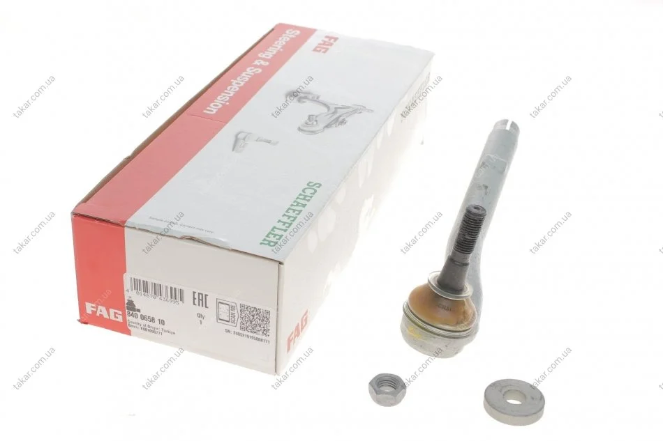 Рульовий наконечник передній міст зліва FAG 840 0658 10 (фото 1)