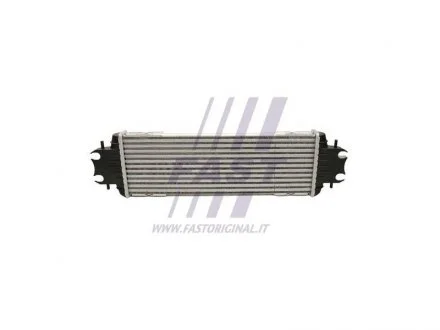 Радиатор интеркулера 1.9DCI 8V,2.0DCI 16V Renault Trafic 00-14, Nissan Primastar 02-14, Opel Vivaro 01-14 FAST FT55593