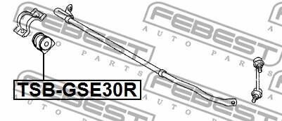 Опора стабілізатора FEBEST TSB-GSE30R