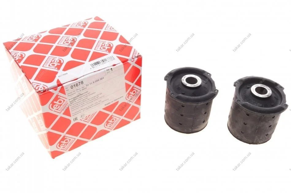 Комплект Сайлентблоков балки на задний мост (сзади) FEBI BILSTEIN 01678 (фото 1)