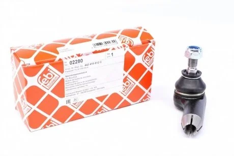 Рульовий наконечник передній міст праворуч FEBI BILSTEIN 02280