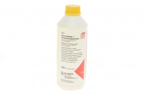 Антифриз-концентрат жовтий -80 °C, G11, 1,5 л FEBI BILSTEIN 02374