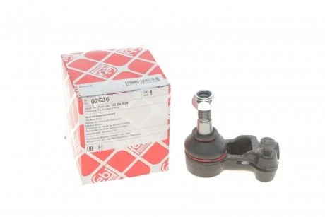 Рульовий наконечник передній міст праворуч FEBI BILSTEIN 02636