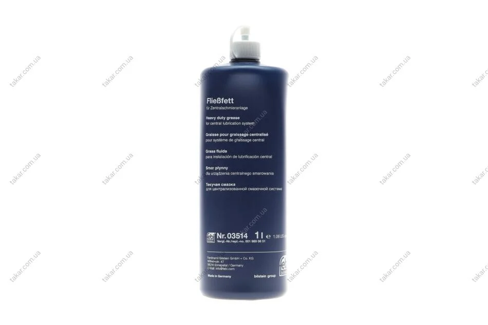 Мастило для центральної системи змащення FEBI (Каністра 1л) FEBI BILSTEIN 03514 (фото 1)