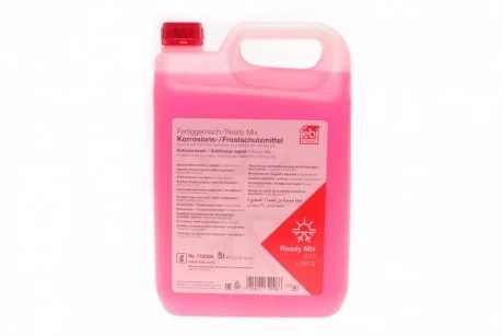 Антифриз красный, -35 °C, G12, 5 л FEBI BILSTEIN 172006