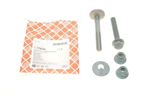 Монтажний комплект важеля AUDI A3, SEAT ALTEA, VW PASSAT 03- зад. міст низ (FEBI) FEBI BILSTEIN 179236
