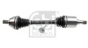 Вал приводний VOLVO C30, S40 II, V50 (вир-во FEBI) FEBI BILSTEIN 182444 (фото 1)