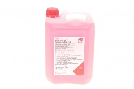 Антифриз-концентрат красный, -80 °C, G12, 5 л FEBI BILSTEIN 22272