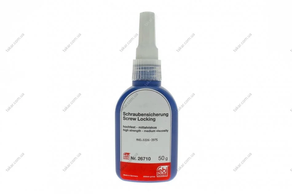 Фіксатор різьби FEBI зелений сильної фіксації (50г) FEBI BILSTEIN 26710 (фото 1)