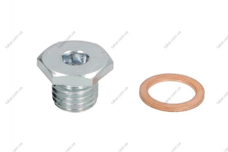 Пробка оливного отвору з кільцем ущільнювача (вир-во FEBI) FEBI BILSTEIN 30968 (фото 1)
