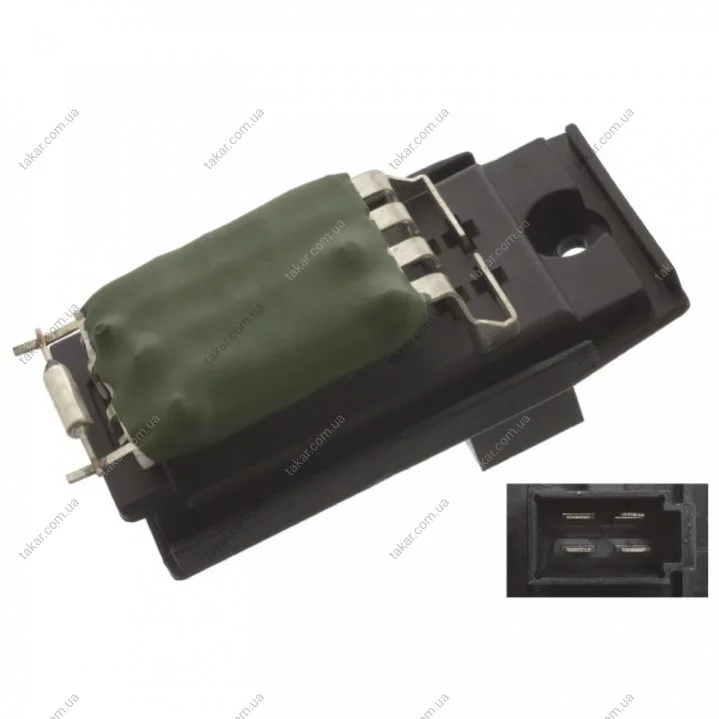 Резистор вентилятора печки FORD (выр-во FEBI) FEBI BILSTEIN 45415 (фото 1)