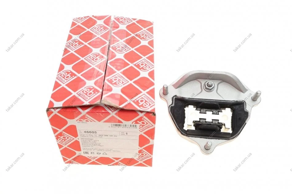 Подушка КПП посередине, сзади AUDI (выр-во Febi) FEBI BILSTEIN 46605 (фото 1)