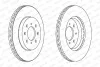 Тормозной диск FERODO DDF1610C (фото 2)