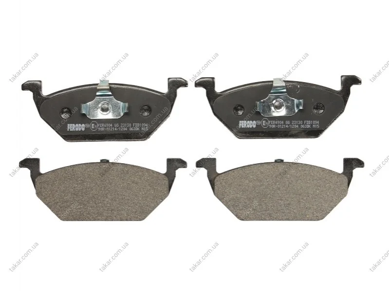 Тормозные колодки передние дисковые FERODO FDB1094 (фото 1)