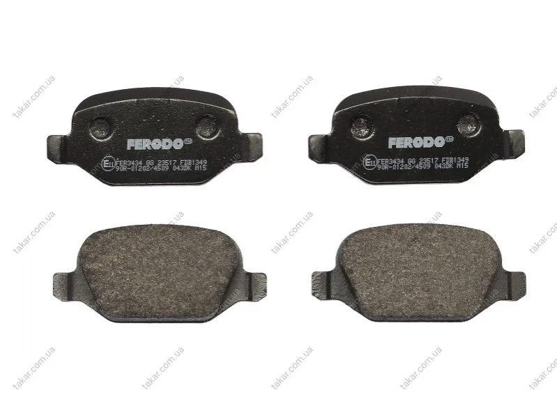 Гальмівні колодки задні дискові FERODO FDB1349 (фото 1)