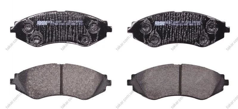 Тормозные колодки передние дисковые FERODO FDB1369 (фото 1)