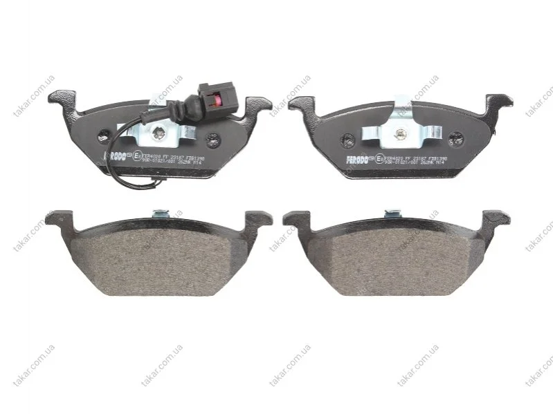 Тормозные колодки передние дисковые FERODO FDB1398 (фото 1)