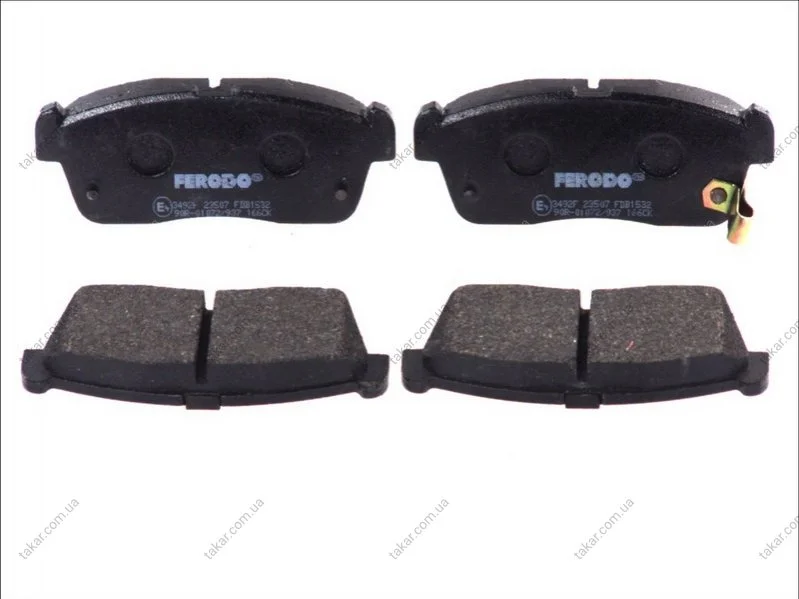 Тормозные колодки дисковые FERODO FDB1532 (фото 1)