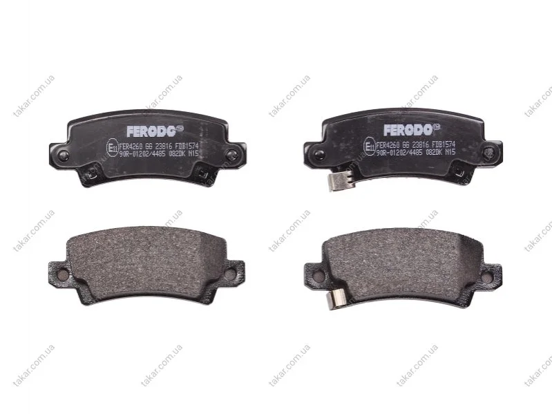 Гальмівні колодки задні дискові FERODO FDB1574 (фото 1)