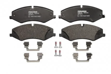 Тормозные колодки передние дисковые FERODO FDB4104