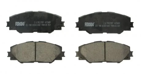 Тормозные колодки передние дисковые FERODO FDB4136