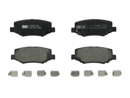 Комплект гальмівних колодок з 4 шт. дисків FERODO FDB4239 (фото 1)