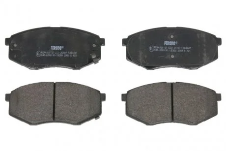 Тормозные колодки передние дисковые FERODO FDB4447