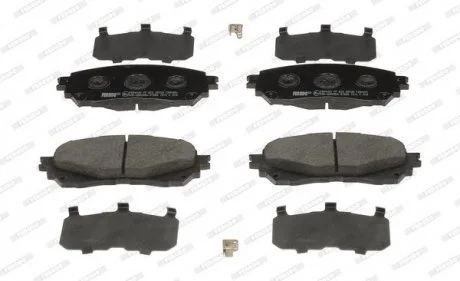 Тормозные колодки передние дисковые FERODO FDB4891