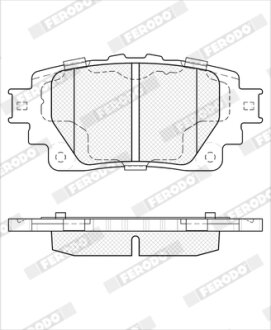 Тормозные колодки FERODO FDB5470