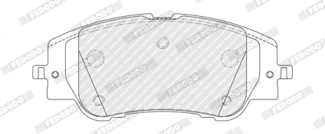 Тормозные колодки FERODO FDB5507