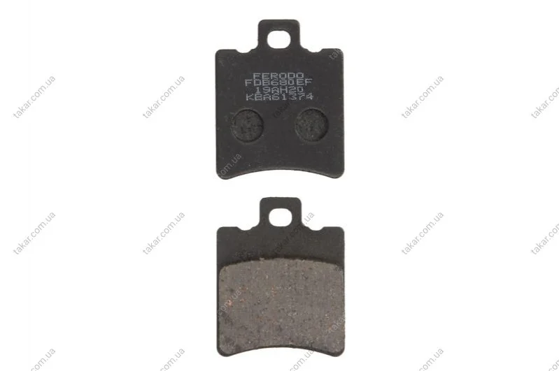 Тормозные колодки дисковые FERODO FDB680EF (фото 1)