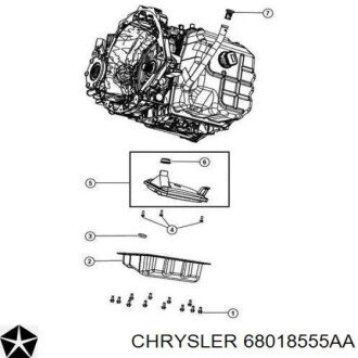 Масляний фільтр гидрофильтр патрон Fiat/Alfa/Lancia K68018555AA