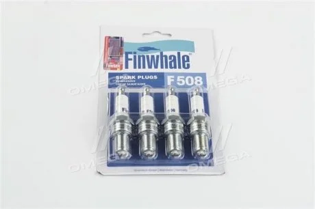 Свеча зажигания бензин никель 1 шт Finwhale F508