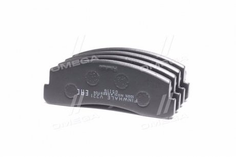 Колодка тормозов. ВАЗ 2121-2123 перед. (компл. 4шт.) (выр-во) Finwhale V221