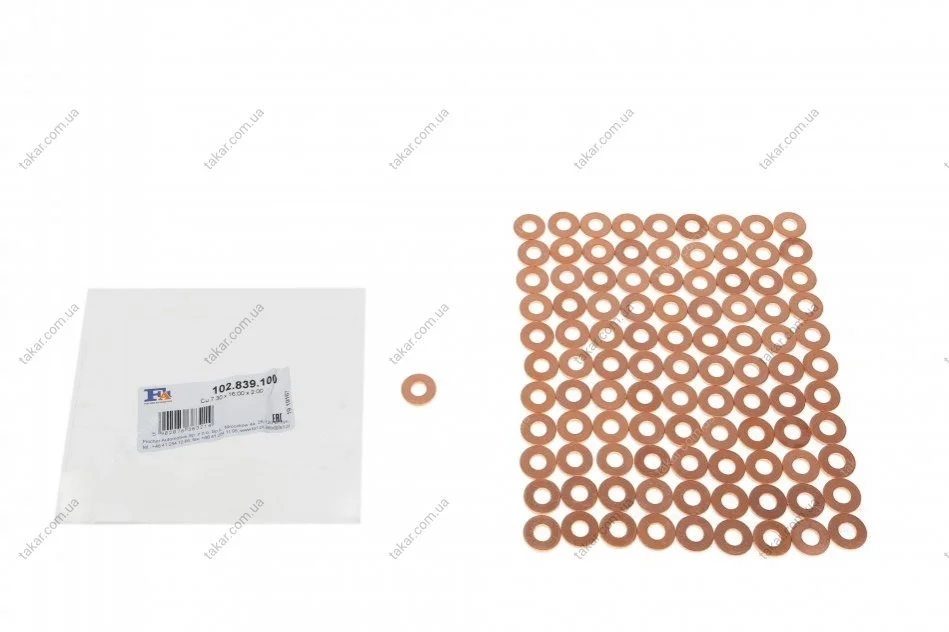 Уплотнитель форсунки топливной FA1 Fischer Automotive One (FA1) 102.839.100 (фото 1)
