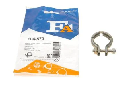 Хомут-затискач металевий Fischer Automotive One (FA1) 104-870
