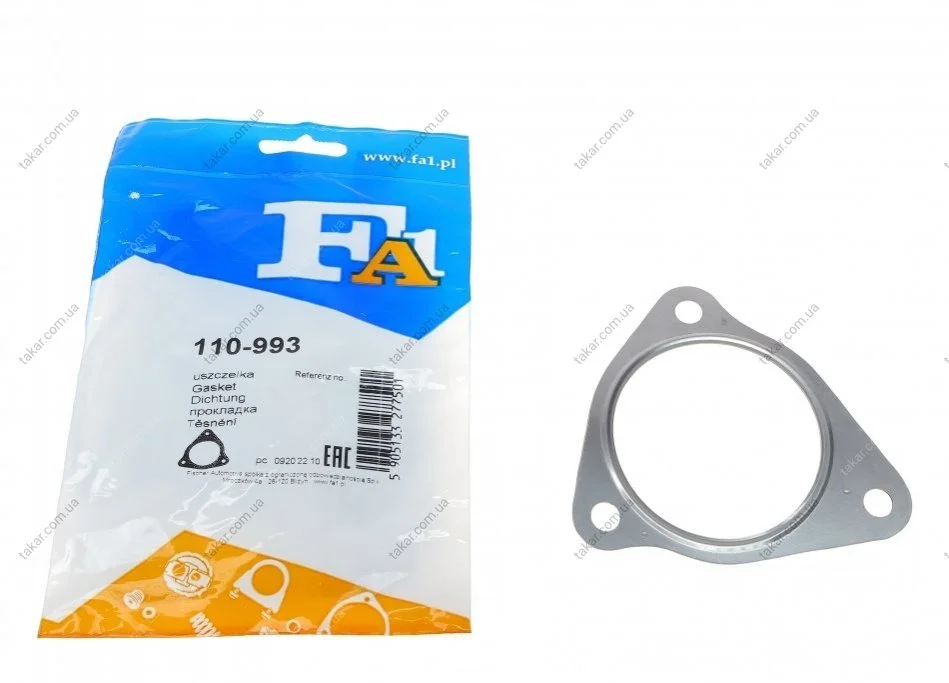 Прокладання вихлопної труби Fischer Automotive One (FA1) 110-993 (фото 1)