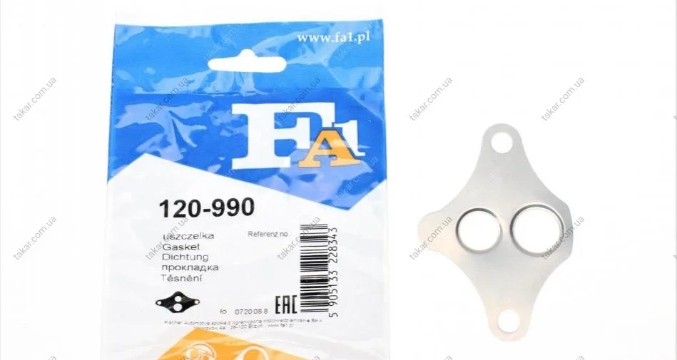 Уплотнение, клапан системы рециркуляции ВГ (выр-во Fischer) Fischer Automotive One (FA1) 120-990 (фото 1)